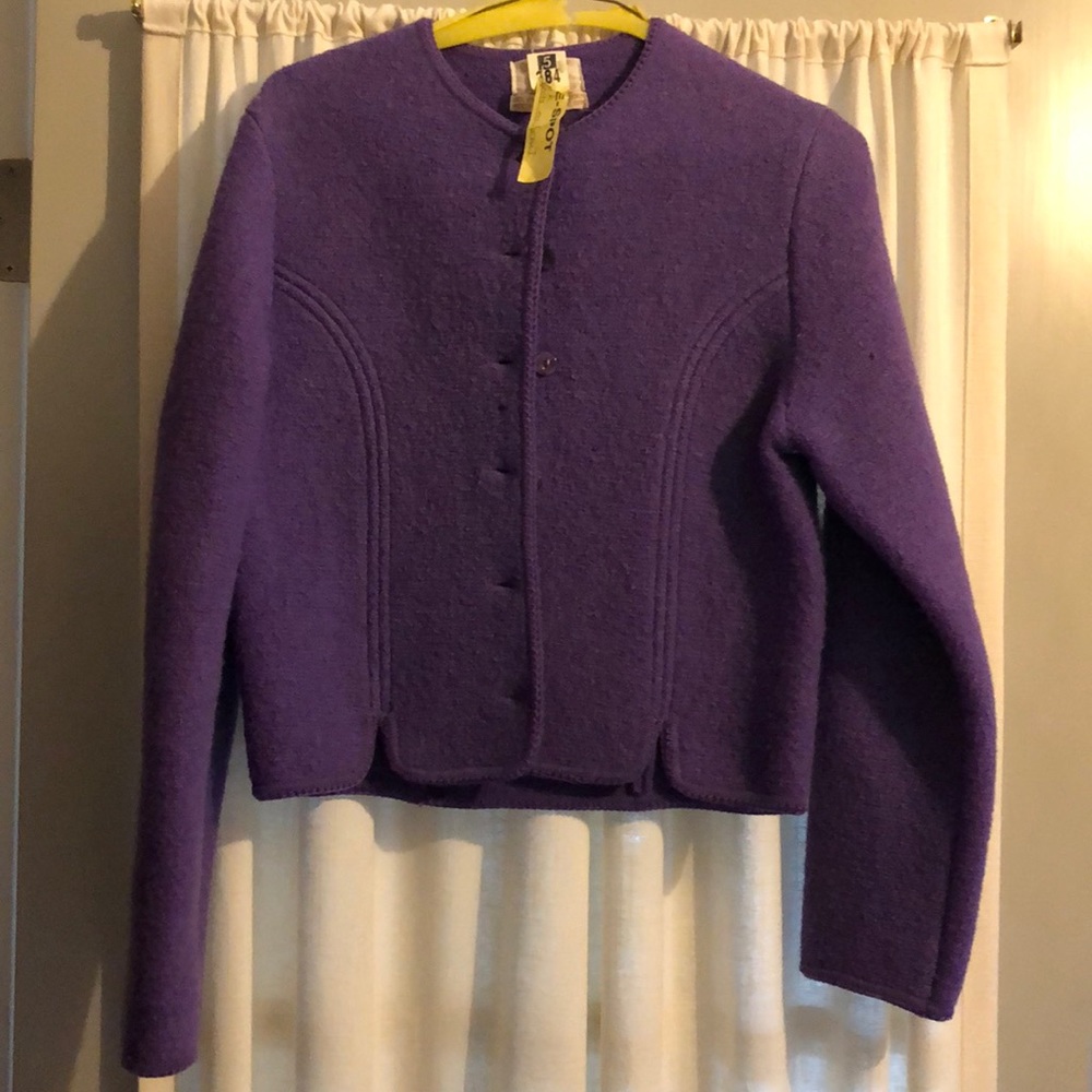 Boiled Wool short coat